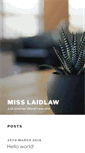 Mobile Screenshot of misslaidlaw.co.uk